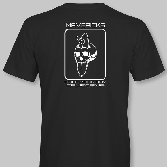 Mavericks Half Moon Bay California T-Shirt surf surfing beach north coast - Picture 7 of 11